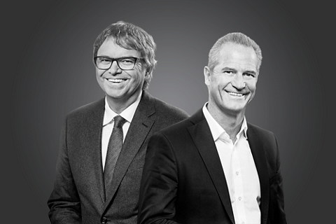 Gilbert Achermann (Chairman of the Board of Directors) and Marco Gadola (Chief Executive Officer)